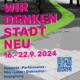 Plakatmotiv von stadtneudenken 2024